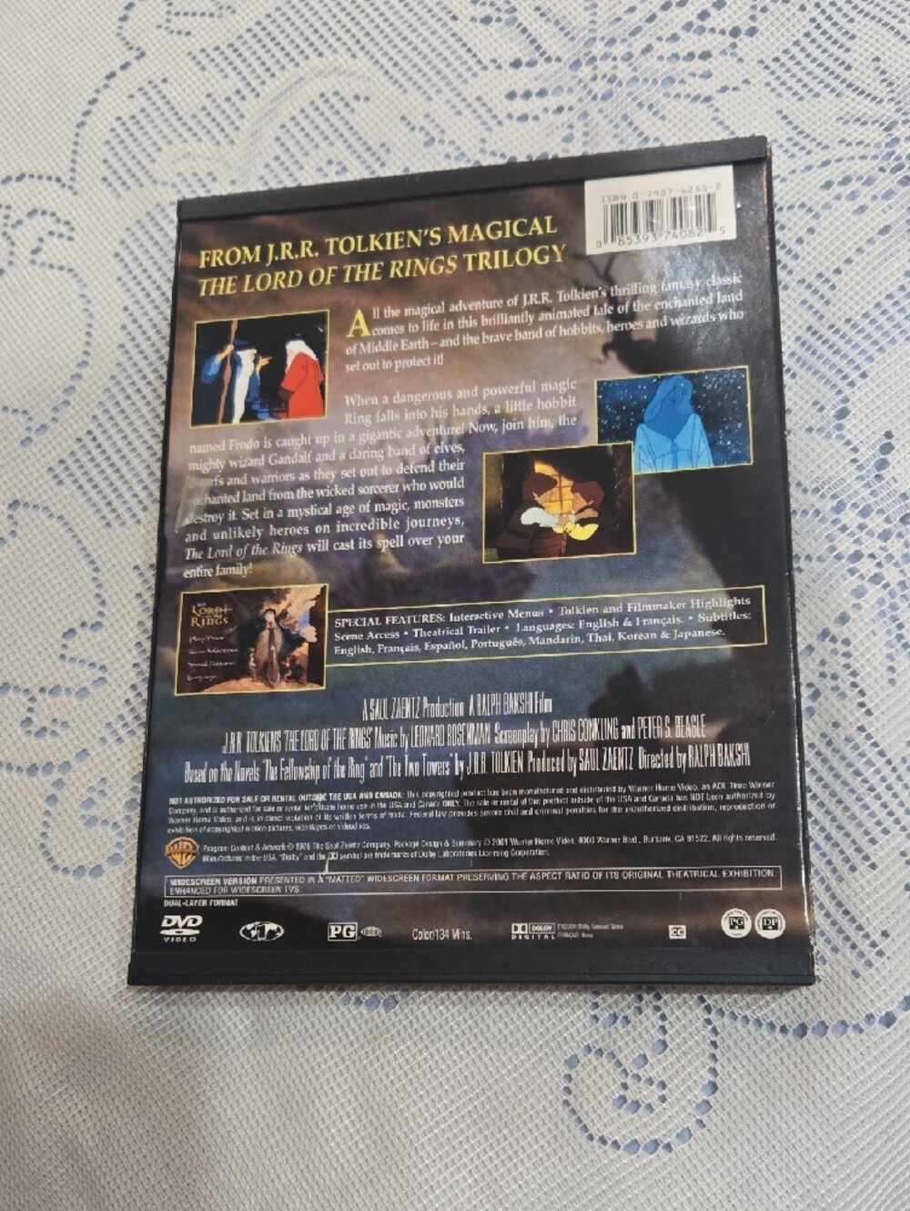 Warner Bros. The Lord of the Rings DVD - Black, Red, Blue, Yellow - Picture 5 of 5